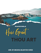 How Great Thou Art piano sheet music cover